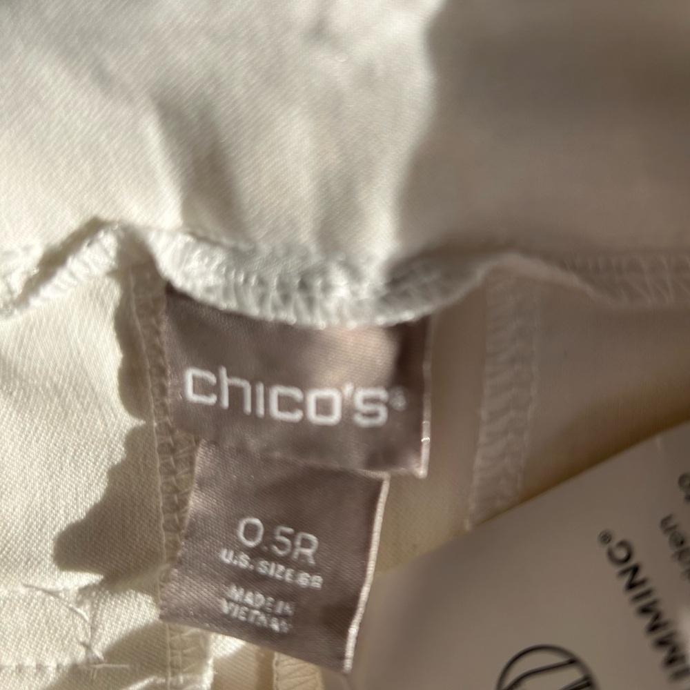 Chico's Cream Pants NWT - Picture 5 of 8